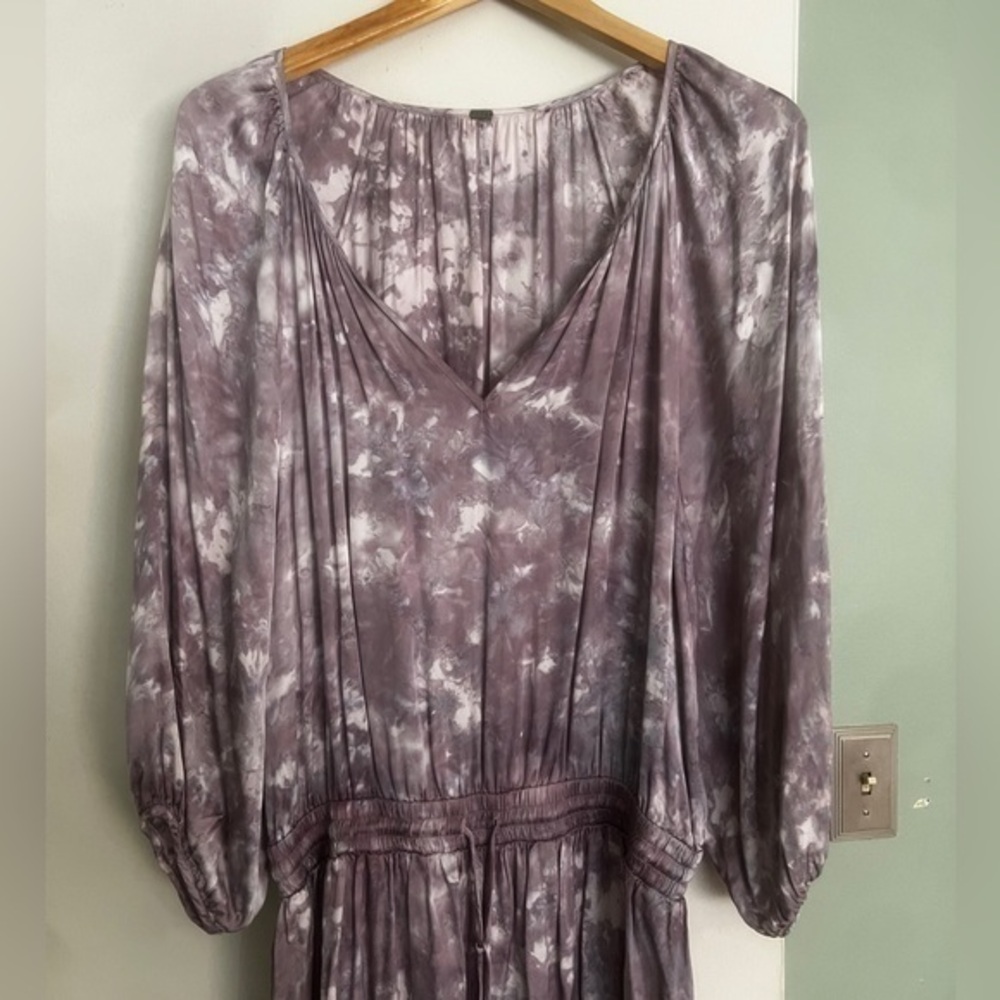 Young Fabulous and Broke purple tie dye mini dress